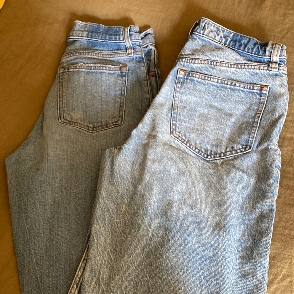 Abercrombie jean bundle. High rise loose and mom jean